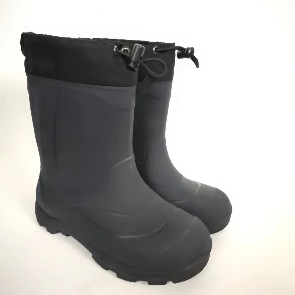 Kamik Footwear Snobuster1 Insulated Snow black Waterproof Rubber Rain Boots Sz 5